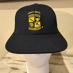Black Army ROTC Leadership Excellence Hat